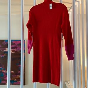 Anthropologie NWT Line and Dot Mini Sweater Dress